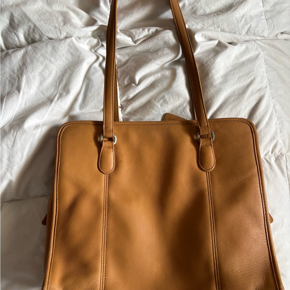 Vintage Coach classic compartment tote